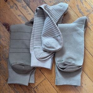 NWOT Mens Eddie Bauer Crew Socks 3 Pairs